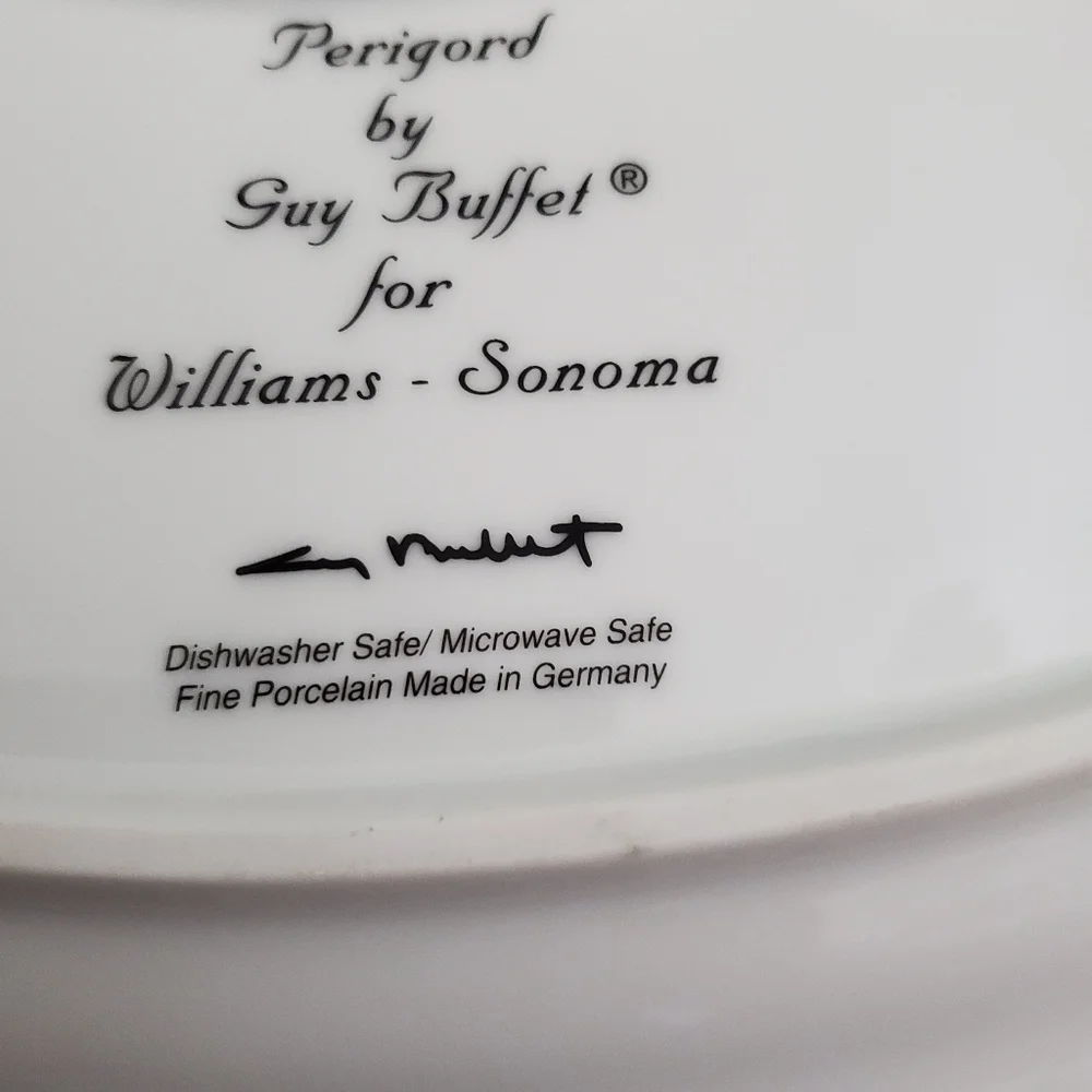 Perigord by Guy Buffet for Williams -Sonoma Oval Platter.